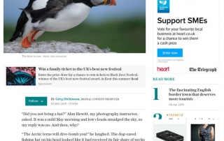 Daily Telegraph Travel The Puffins Have Landed Alan Hewitt Photography