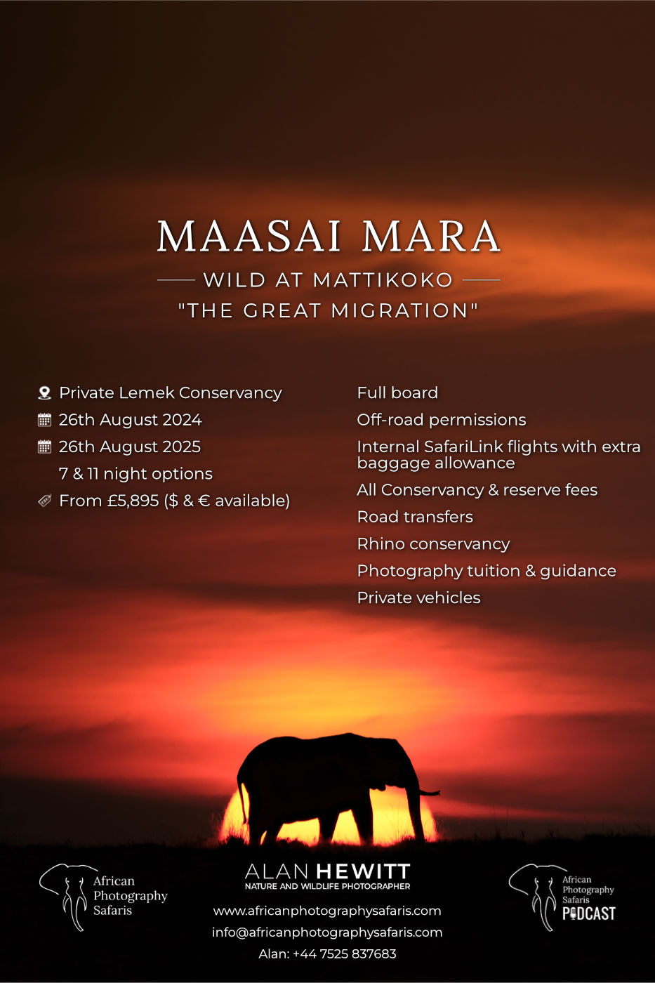 Maasai Mara Conservancies Wildlife Photography Safari Alan Hewitt Photography